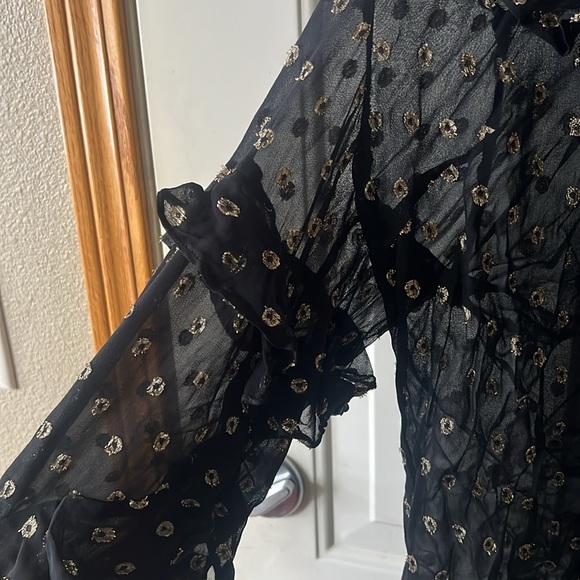 Black and gold blouse from Next - Picture 3 of 4